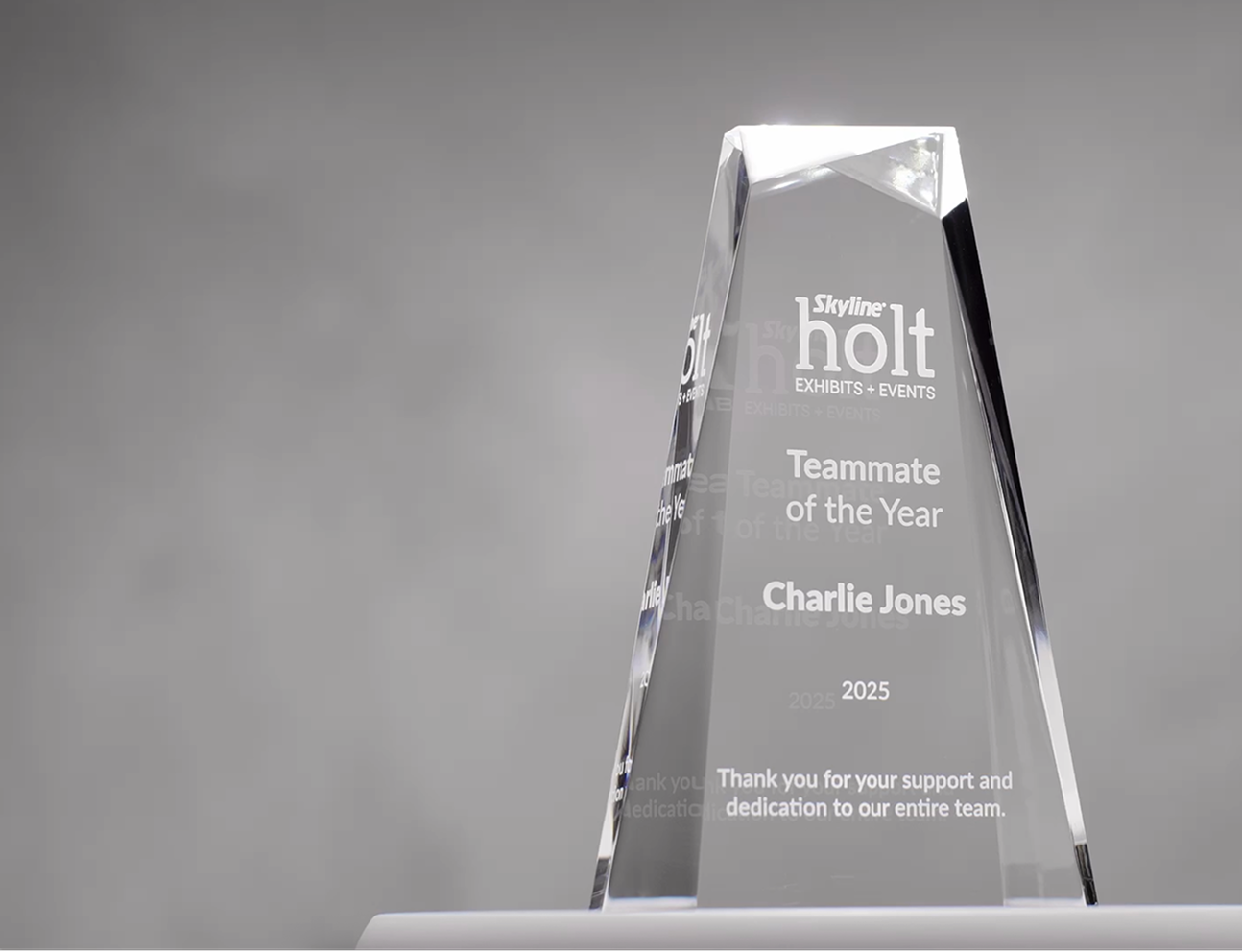 Metal trophy cups and recognition awards