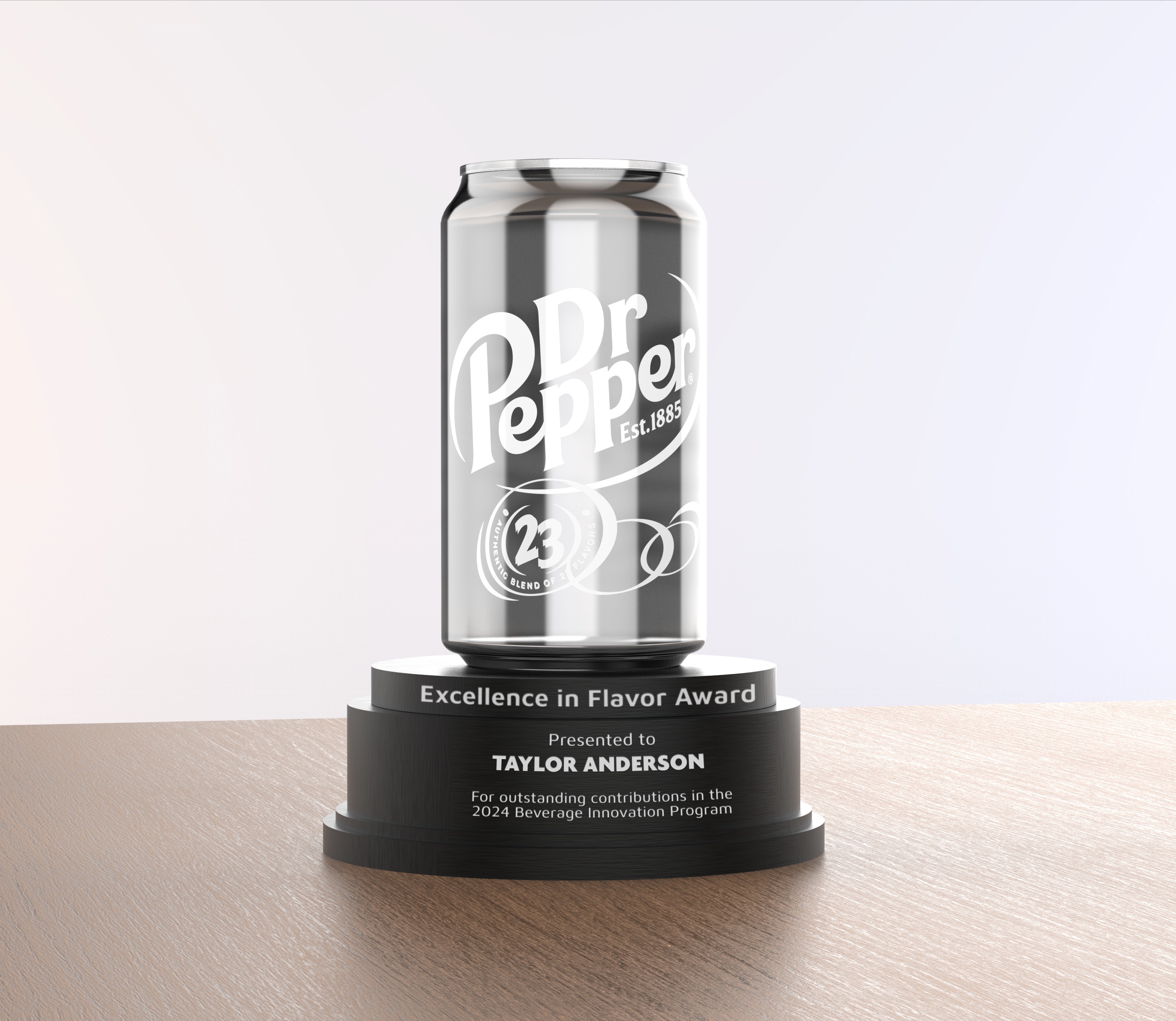 Dr Pepper custom award