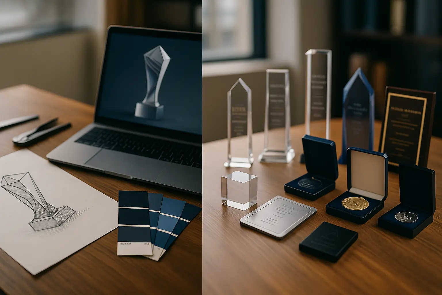 Custom Awards vs Catalogue Awards